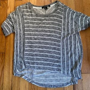 FOREVER 21 short sleeve grey sweater